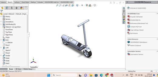 踏板车模型缩略图